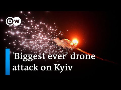 Massive drone attack on Kyiv as Ukraine set to launch counter-offensive - DW News.