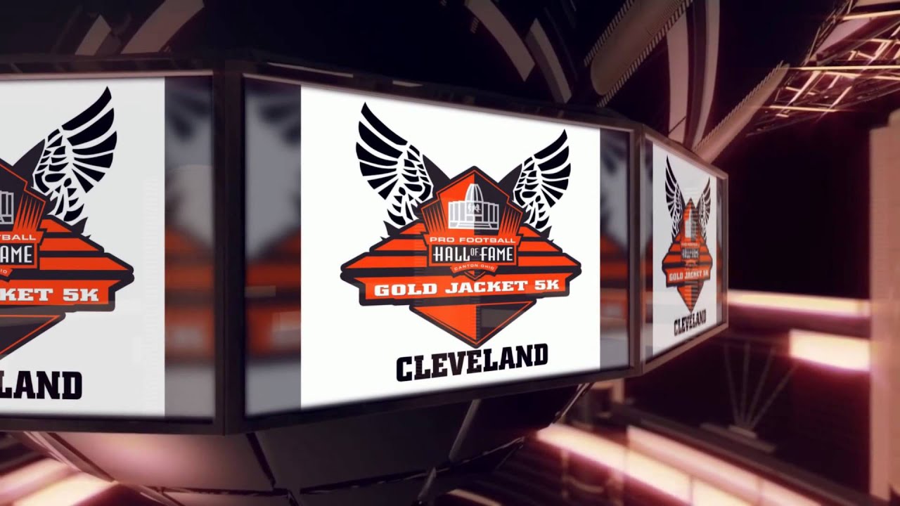 Pro Football HOF Gold Jacket 5K Cleveland YouTube