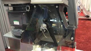 Batchmaster IV with cleated conveyor Integrated with Sharp Bagger