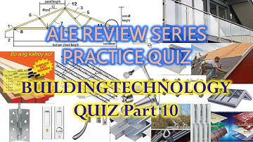 Architecture Review Quiz - Building Technology Part 10