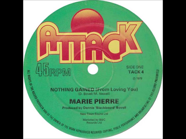 Marie Pierre - Nothing Gained