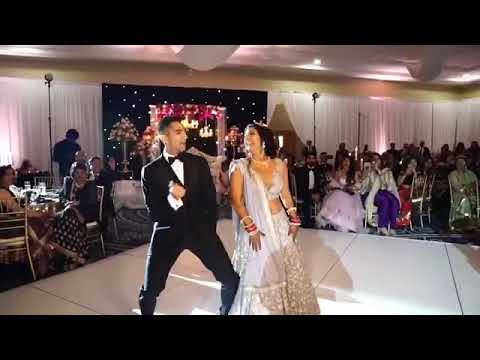Couple Reception Dance on Banke Tera Jogi  The Wedding Script