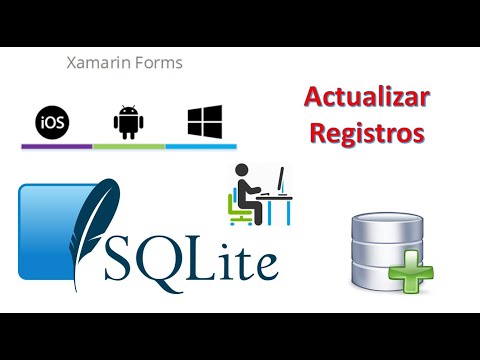 Como actualizar la información guardada en nuestra Base de Datos SQLite desde Xamarin.Forms