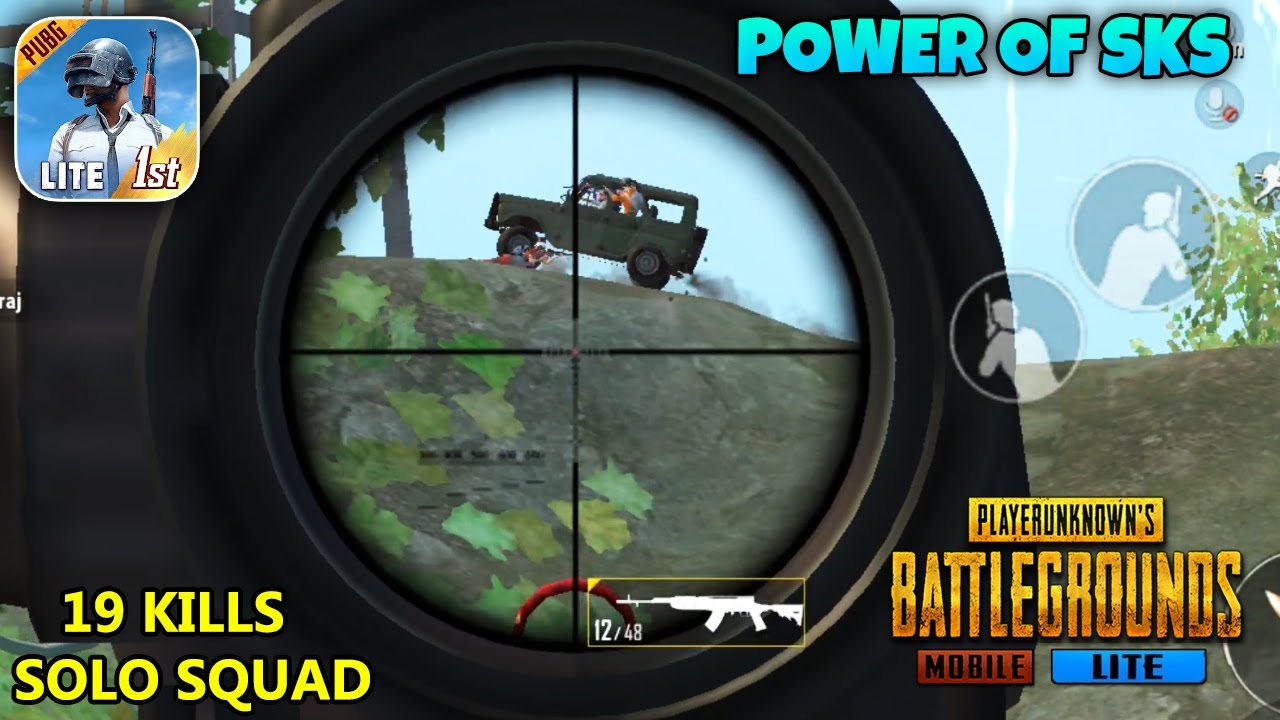 The Power Of SKS | PUBG Mobile Lite 19 Kills Solo Squad Gameplay - YouTube