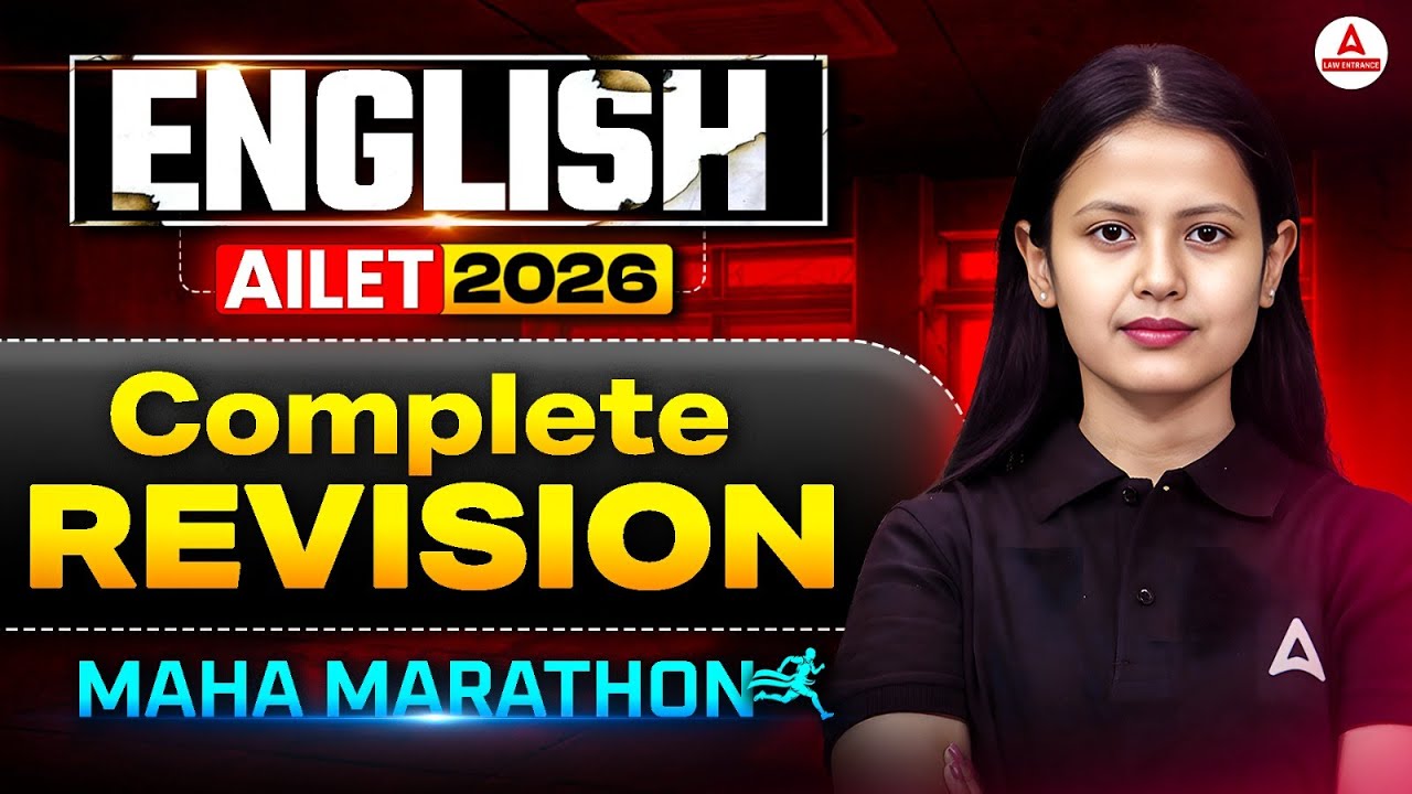 AILET 2026 English Complete Preparation | English MAHA MARATHON For ...