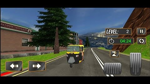 Tuk tuk Auto rickshaw game, game video, Android playgame