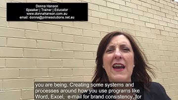 Donna Hanson |  Productivity and Technology Speaker | Are You Consistently Productive?