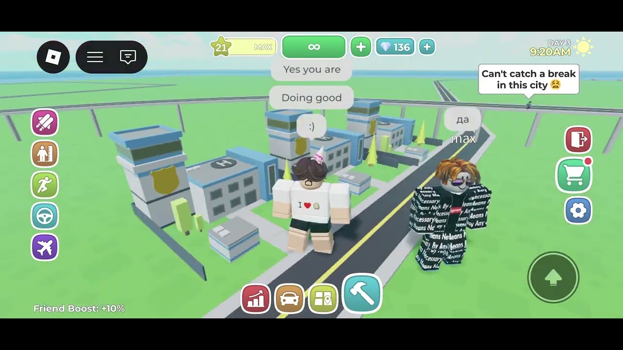 Part 1 of me having to make a city until max speaks english I know what da is now!