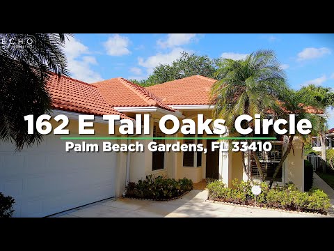 162 E Tall Oaks Circle, Palm Beach Gardens, FL home video tour