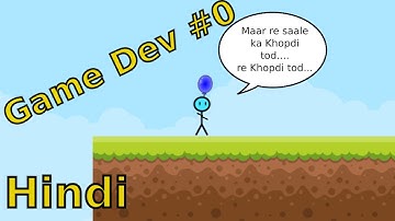Creating First Game | DEVLOG 0| Indian game developer [ Hindi ]