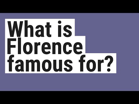 Video: Hvad Er Firenze Berømt For