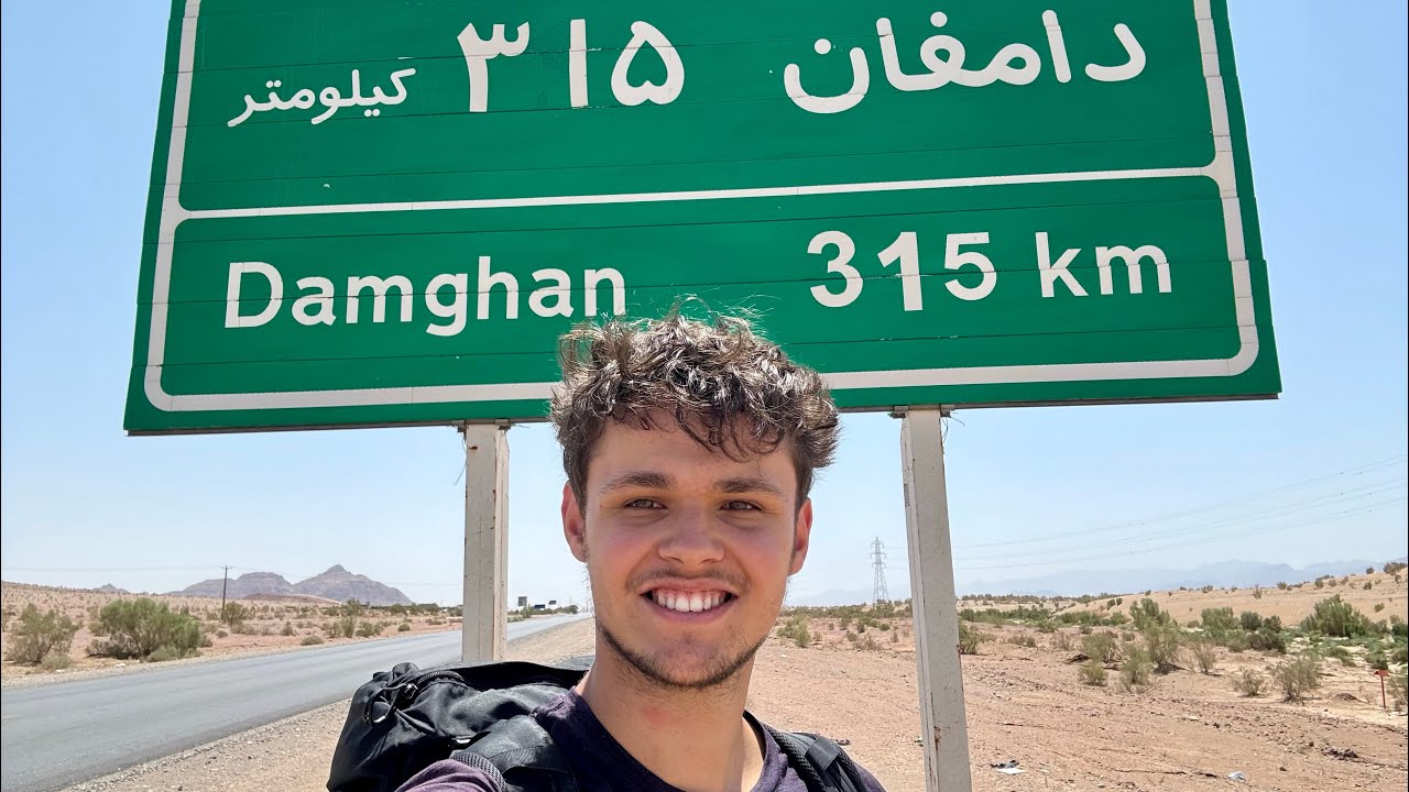 Stopuju skrz největší poušť Íránu 🇮🇷 Íránci mě zvou i v poušti!