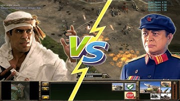 Generals Zero Hour - Challenge - General Juhziz vs General Tao - Hard Difficulty