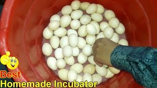 DIY Homemade Incubator || How To Make Egg Incubator Simple And Easy (Hatching Chicken Eggs)
