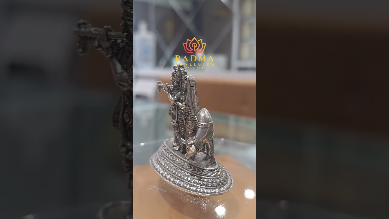 Krishna Idol || silver || Silver Idol || Antique silver || Antique finished Idols