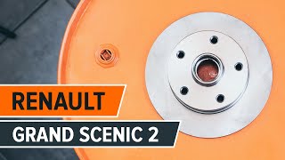 Montering af Bremseskiver coated og lakeret RENAULT GRAND SCÉNIC II (JM0/1_): gratis video