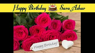 Happy Birthday  My Dear Sara Azhar | Sara Azhar | Happy Birthday | Samaira | IS Vlogs