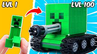 LEGO Minecraft Mobs: Small vs Giant Mob Build Challenge | POP Bricks