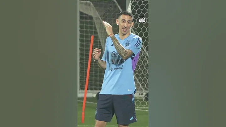 Di Maria gets ready for the final