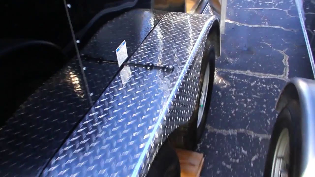 6x12 Continental Cargo Enclosed Trailer Ramp Door YouTube