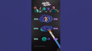 Proportional Experiments With Squid Game 2: Players vs Thanos! Guess the mixed colors #squidgame2