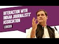 Congress President Rahul Gandhi's Interaction with Indian Journalists' Association, London