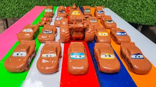 Clean Up Muddy Minicars Disney Pixar Car Convoys Play In The Garden