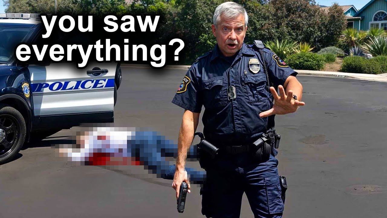 When Corrupt Cops Realize They've Been Caught in The Act! - YouTube