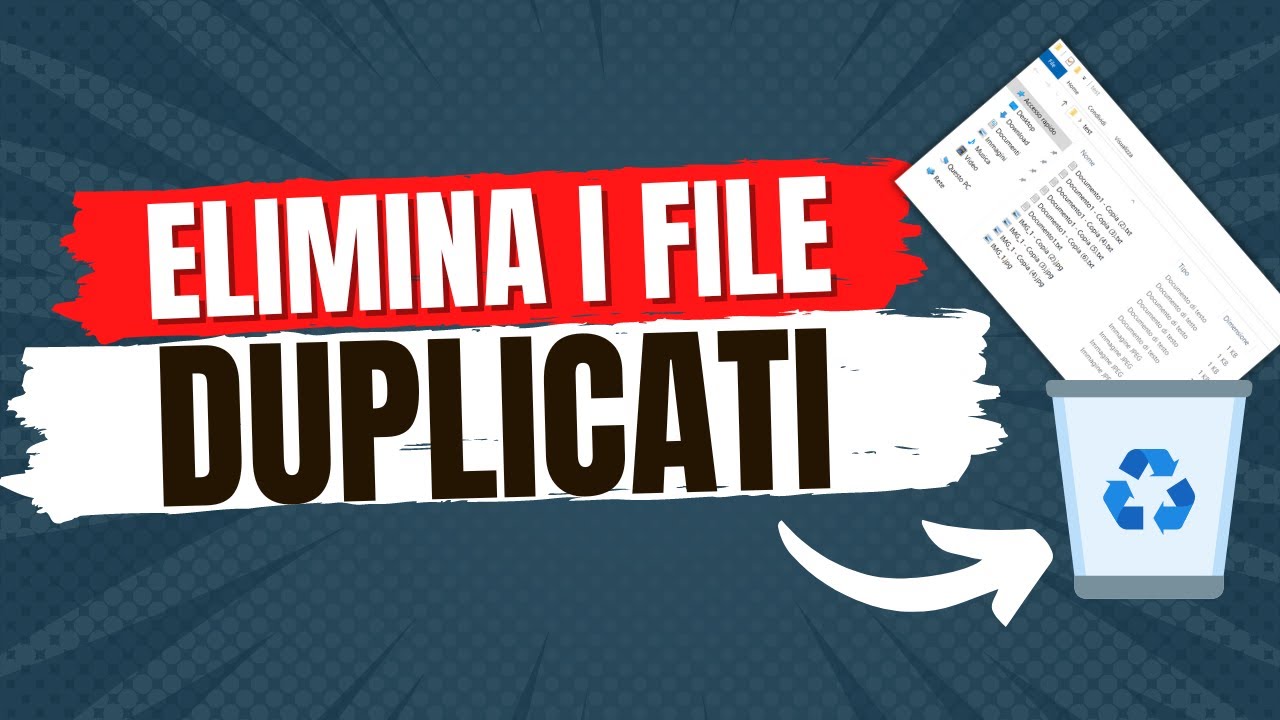 Stai perdendo spazio su disco? Come trovare e rimuovere i file duplicati