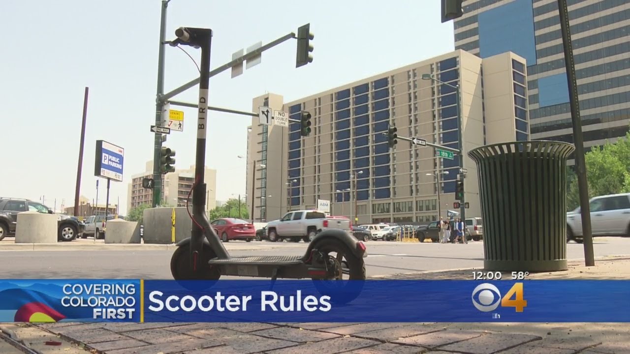 Denver Considers Changes To Scooter Rules For Road Use YouTube