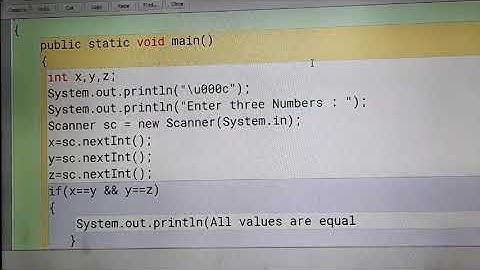 Find largest number among three numbers Bluej