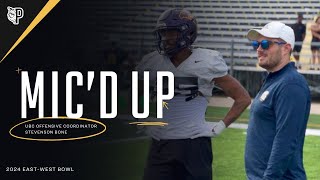 UBC Offensive Coordinator Stevenson Bone Mic'd Up at EastWest Bowl | Mic'd Up