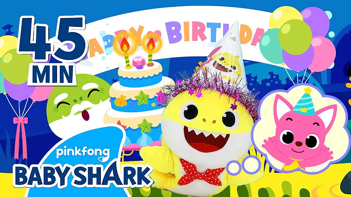 Baby Shark's Birthday Party and More | +Compilation | Baby Shark Stories | Baby Shark Official