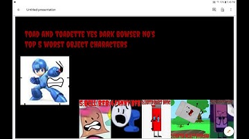 Toad and Toadette yes Dark Bowser no