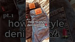 How To Style Denim Shorts Part 1 Preppy