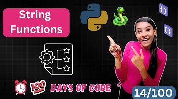 14/100 days of code in python || String Functions in hindi ||  "study with engineers"|| #14