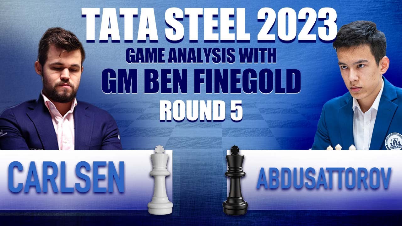 Abdusattorov beats Carlsen to lead Tata Steel Masters alone on 4/5