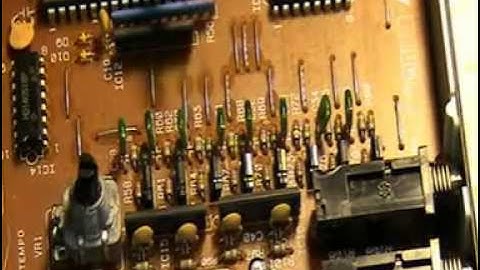 Circuit-bending: Roland TR-505 muting single drums