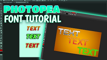 How to make awesome looking text in Photopea (Beginner Tutorial) *EASY*