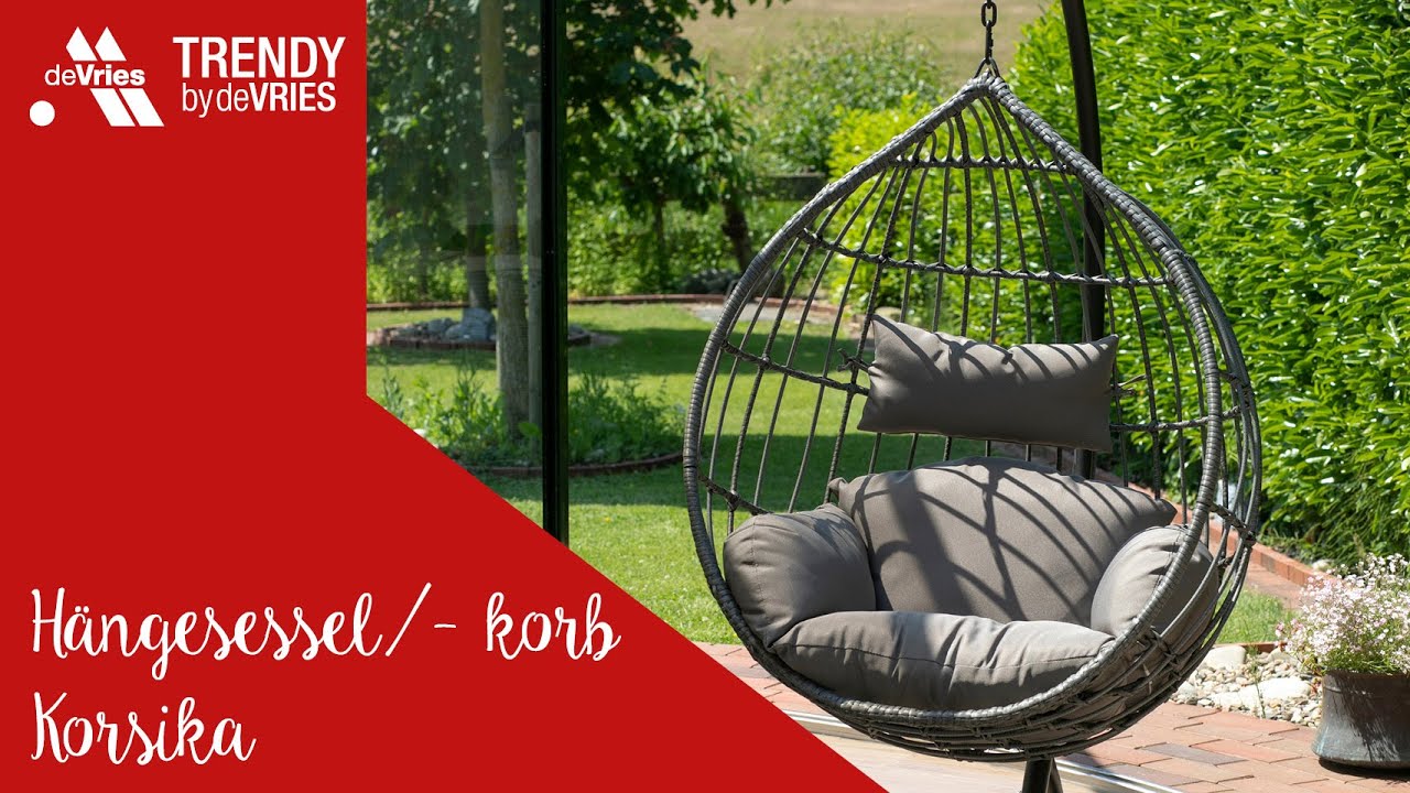 Polyrattan Hängesessel CIELO - Home Deluxe