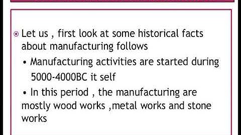 ADVANCED MANUFACTURING TECHNOLOGY (Lecture 1)