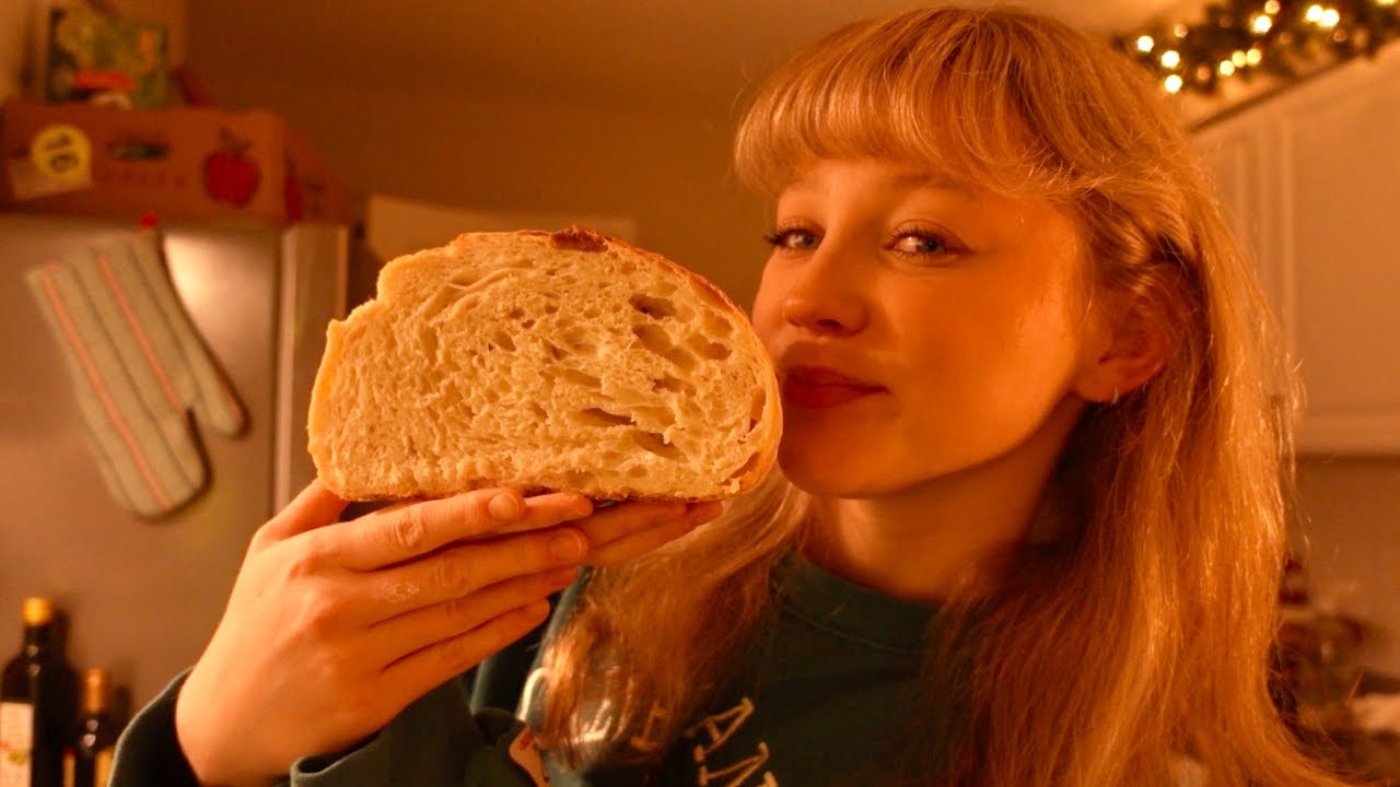 Пошаговый рецепт приготовления хлеба на закваске | На кухне у Эмили, эпизод 6