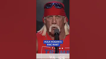 Hulk Hogan Goes Off On Rant During RNC Speech 