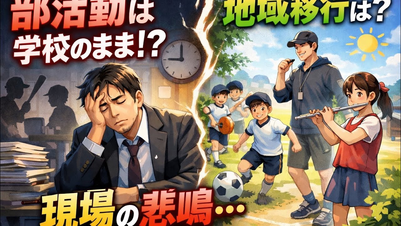 部活動は学校のまま？地域移行の議論に教師から落胆の声…教育現場のリアル