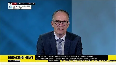 World Health Organisation press conference on the origins of the coronavirus pandemic