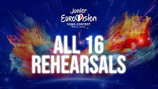 All 16 Junior Eurovision Rehearsal Clips - Vote at JESC.TV! 🇫🇷 | #JESC2023