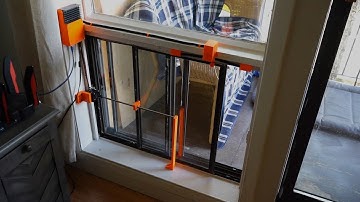 A DIY automatic doggy door