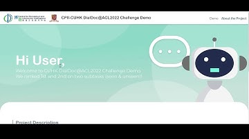 CPII-CUHK DialDoc@ACL2022 System Demo
