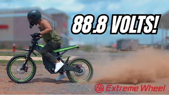 NEW 88V Electric Dirt Bike - Extreme Wheel ES