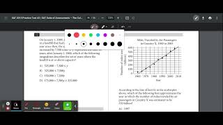 SAT Test 2, Calculator Question 14